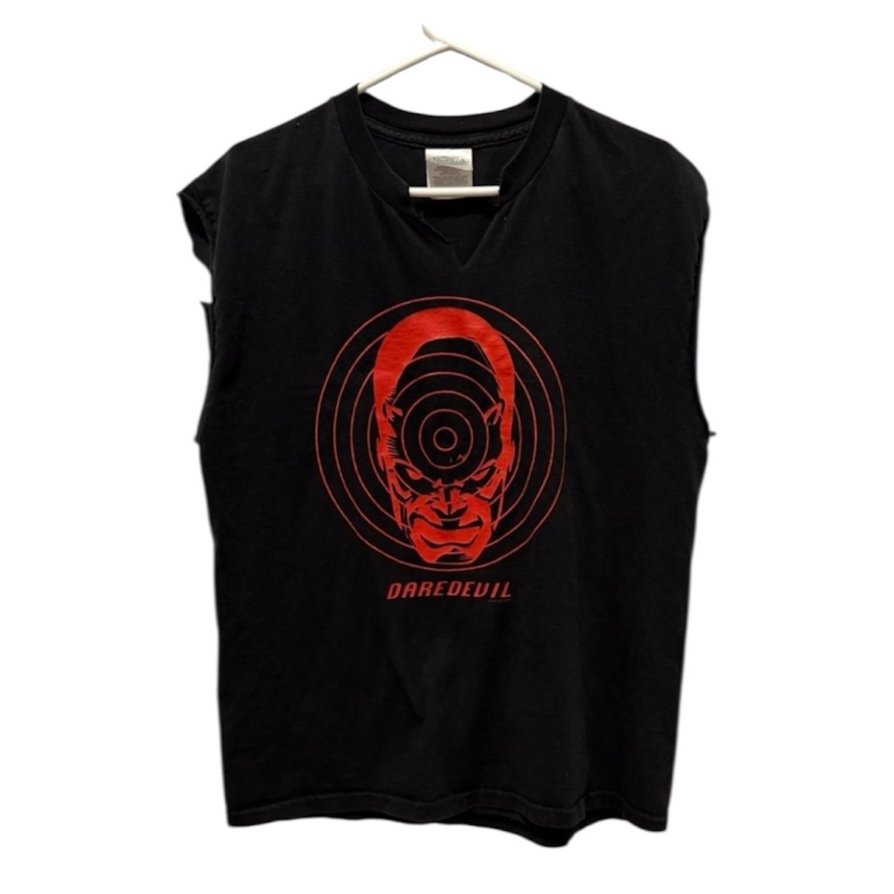 Daredevil Black and Red Men's Sleeveless Shirt